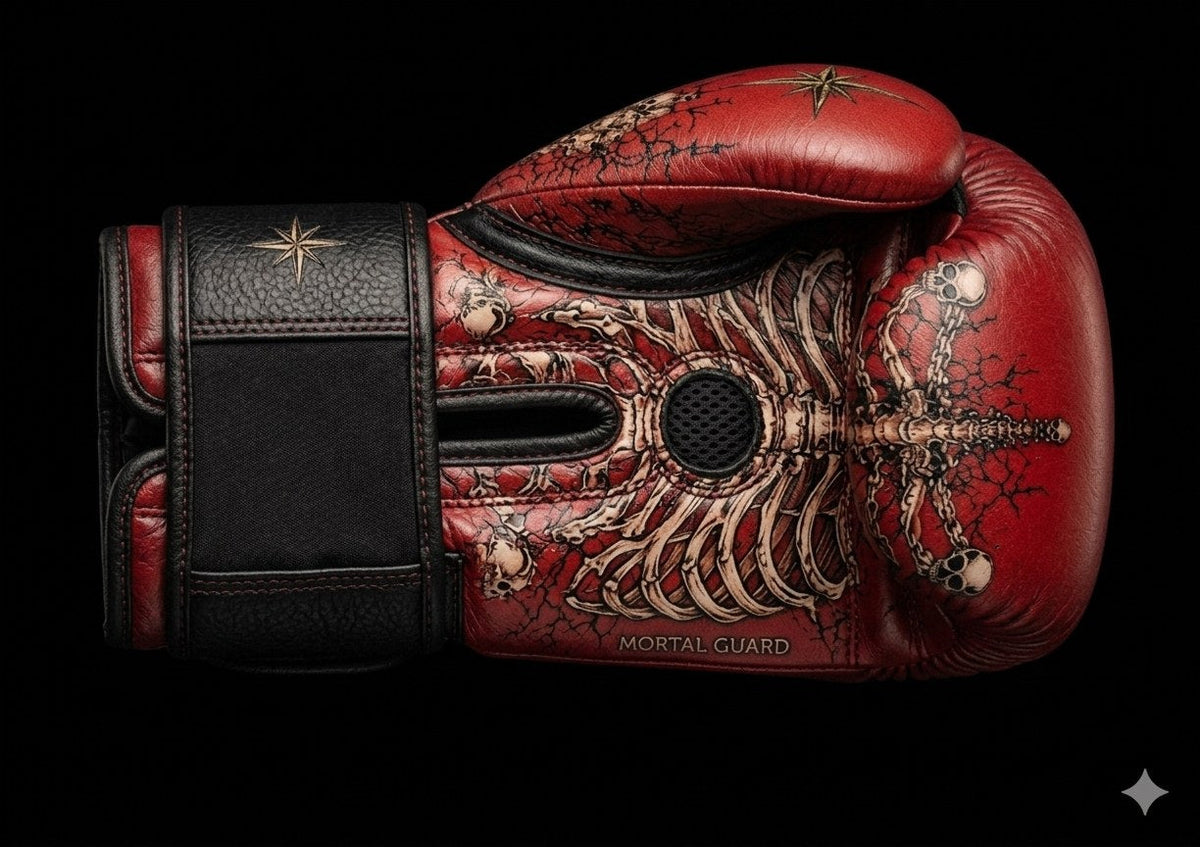 Gants de boxe MG1 Mortal Guard — vue des jointures